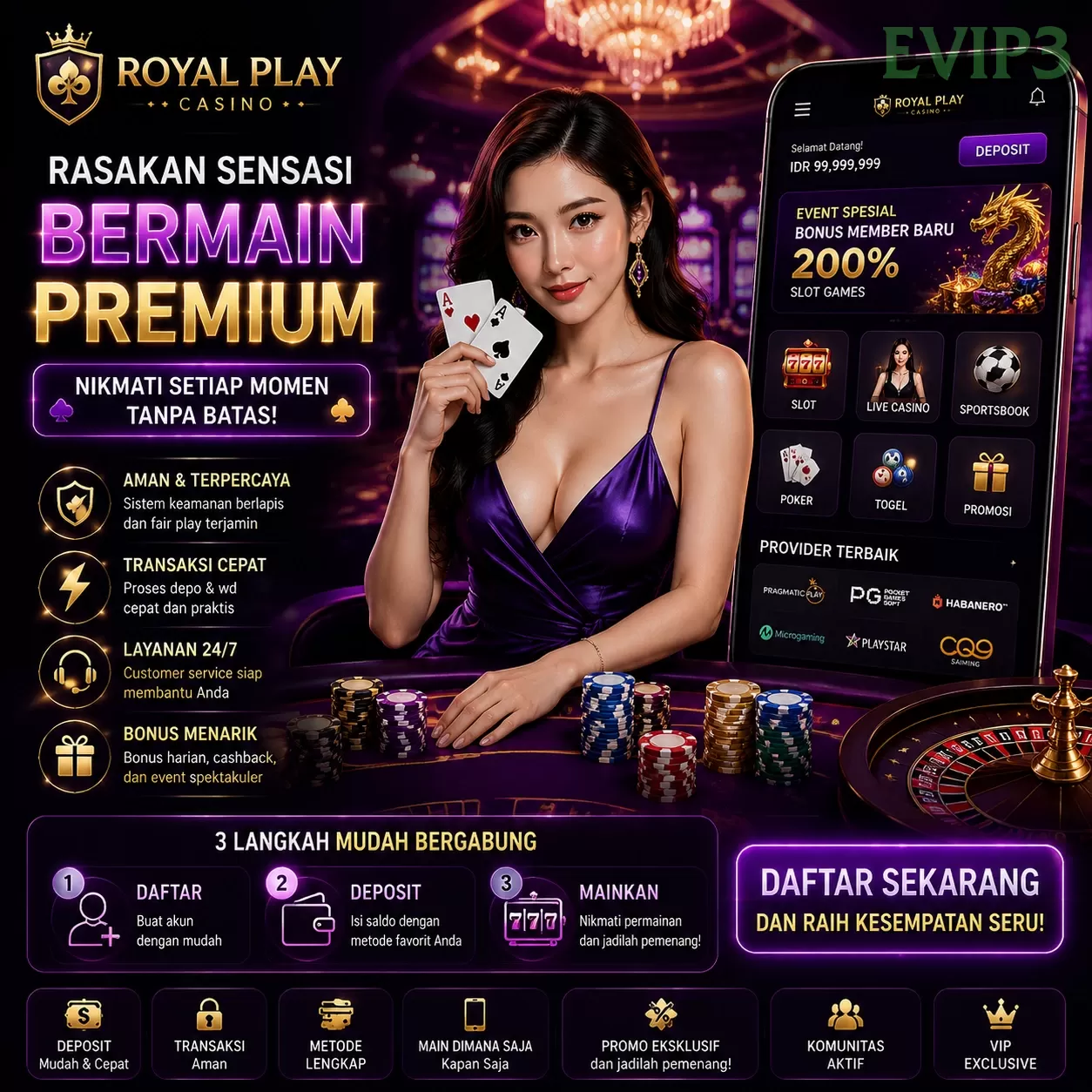 Login evip3 Sekarang Bonus Melimpah