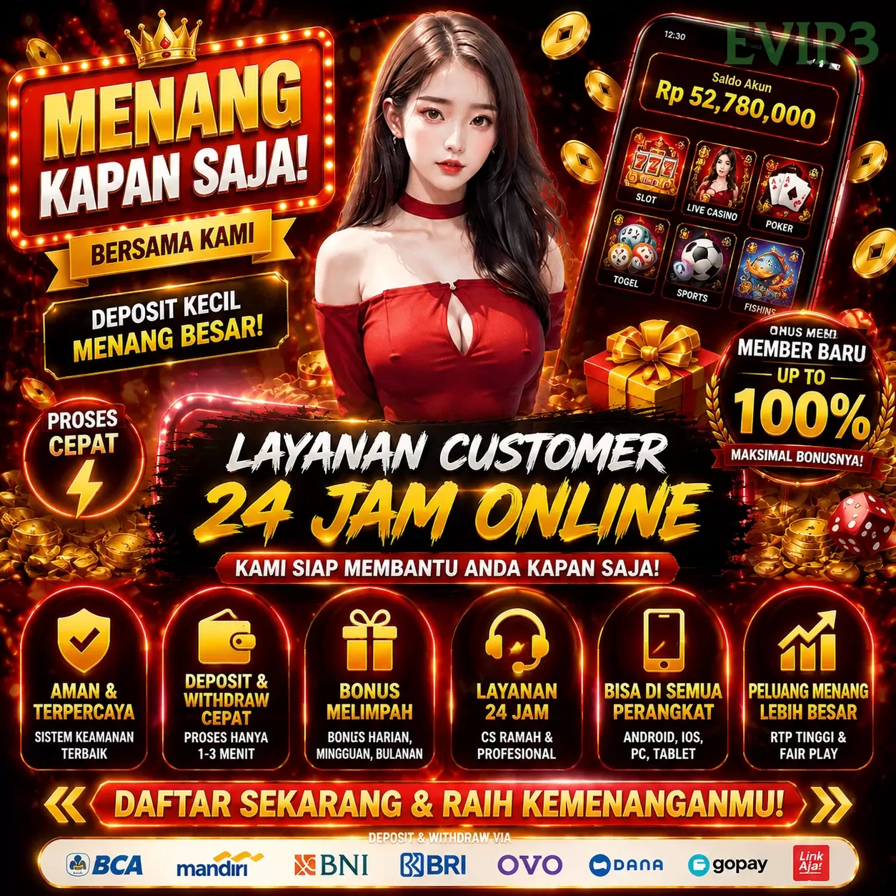 WELCOME BONUS NEW MEMBER 50_ promotion image